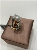 Anello Salvini Donna in Oro bianco Perla 0.12 Ct N86995C - N86995C